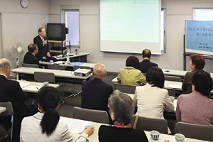 宮城県海洋都市研究会で島貫会長が講演