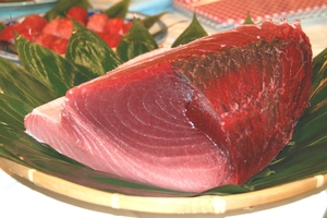 “三陸塩竈ひがしもの”を試食PR