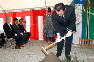 丸水配送石巻出張所の地鎮祭を実施