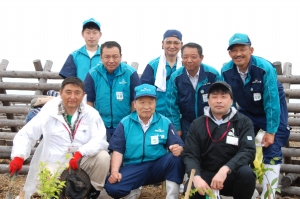 仙水グループが“名取市国有林植樹祭”に参加