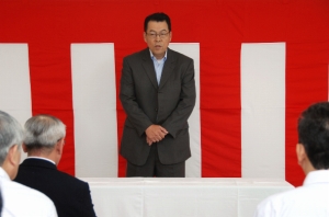 丸水配送石巻出張所竣工披露式を開催