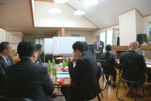 蔵王研修所で仙台水産幹部研修会を開く