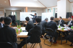 蔵王研修所で第2回仙水グループ幹部研修会を開く