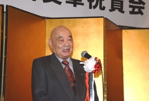 門間会長の仙台市技能功労者受章を祝う会を開く