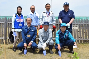 仙水グループが“東松島市海岸防災林植樹祭”に参加