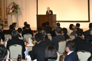 決意新たに 仙水グループ新年会