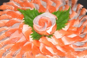 「みやぎ水産の日」でみやぎサーモン、アサリを試食提案