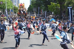 杜の都に御神船 第33回仙台･青葉まつり