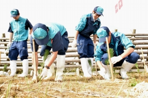 仙水グループが「第3回亘理町植樹」に参加