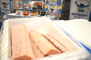 「みやぎ水産の日」でメカジキを提案