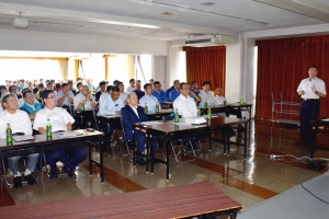 重茂漁協部長を講師に二者合同の研修会を開催