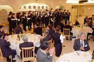 さらなる飛躍を誓い新年祝賀交歓会 仙台海産物仲卸協同組合