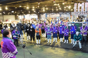 一年の商売繁盛祈願し業務開始式