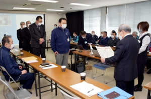 仙水グループ表彰式が開かれる