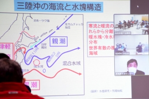 地球温暖化と漁業への影響をリモート受講